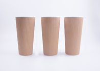 Disposable Throw Away Coffee Cups Triple Wall With 4 Color Process Printing