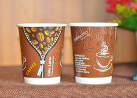 8oz 12oz Disposable Paper Drinking Cup For Hot / Cold Beverage , Eco Friendly