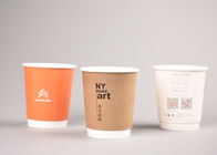 8oz Promotional Disposable Paper Cups Double Wall For Coffee And Tea