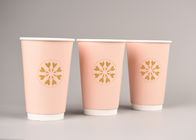 16oz Pink and Blue Insulate Hot Drinks Paper Cups Double Wall Paper Cups