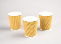 Biodegradable Disposable Espresso Cups 8oz 250ml For Hot / Cold Baverage