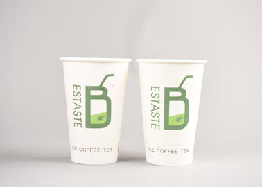 Tazas calientes disponibles reciclables de la bebida 16oz para el té, logotipo de marcado en caliente