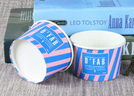 Take Away Custom Branded Ice Cream Cups Food Grade For Frozen Yogurt