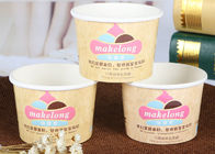 Envases del yogurt congelado/del helado con la impresión a todo color de las tapas