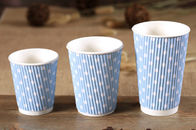 Disposable Paper Tea Cups Takeaway Printed Paper Coffee Cups