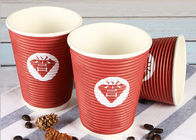 China Tazas de café amistosas para llevar de Eco, tazas calientes disponibles rojas de la bebida compañía