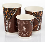 300ml Take Out Coffee Cups Double Wall Paper Coffee Cups With Lids