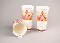 26oz 800ml Biodegradable Cold Paper Cups With Plastic Lids Various Size