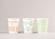 8oz 250ml Custom Frozen Yogurt Cups / Disposable Drinking Cups OEM ODM Service