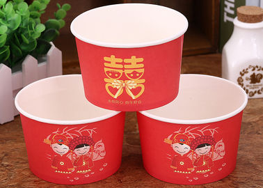 China Materiales amistosos disponibles aislados boda roja de Eco de los cuencos de sopa fábrica