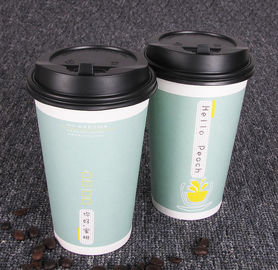 China 8oz 9oz a ir tazas calientes disponibles de la bebida con las tapas, tamaño modificado para requisitos particulares fábrica