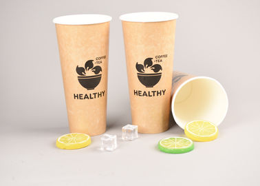 China Califique la impresión de la taza fría 20oz 22oz de la bebida con las cubiertas biodegradables fábrica