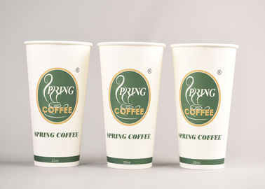 China La aduana imprimió las tazas de papel disponibles del café 600ml con las mangas y las cubiertas fábrica