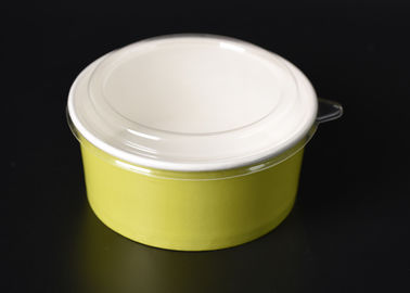 1- Cuencos de papel disponibles de la impresión en color para la ensalada/la sopa caliente, Eco amistoso